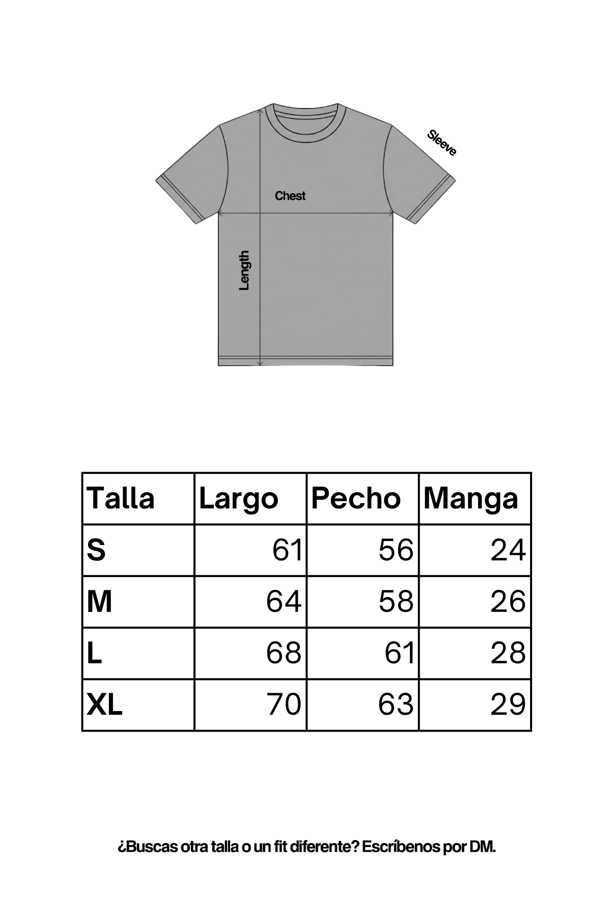 Guía de tallas